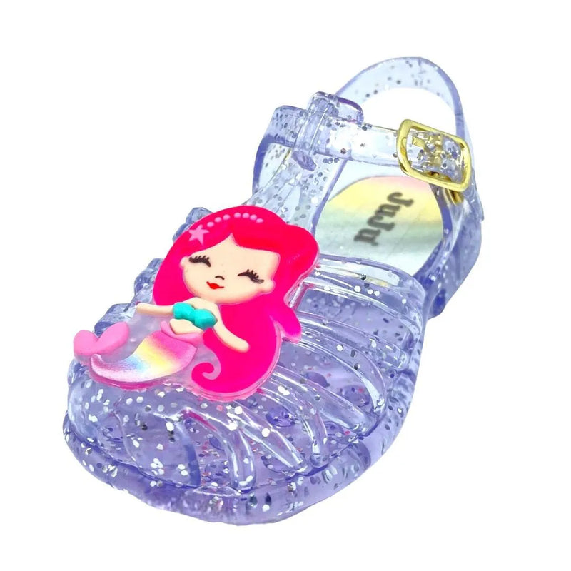 Sandália Glitter Sereia Infantil