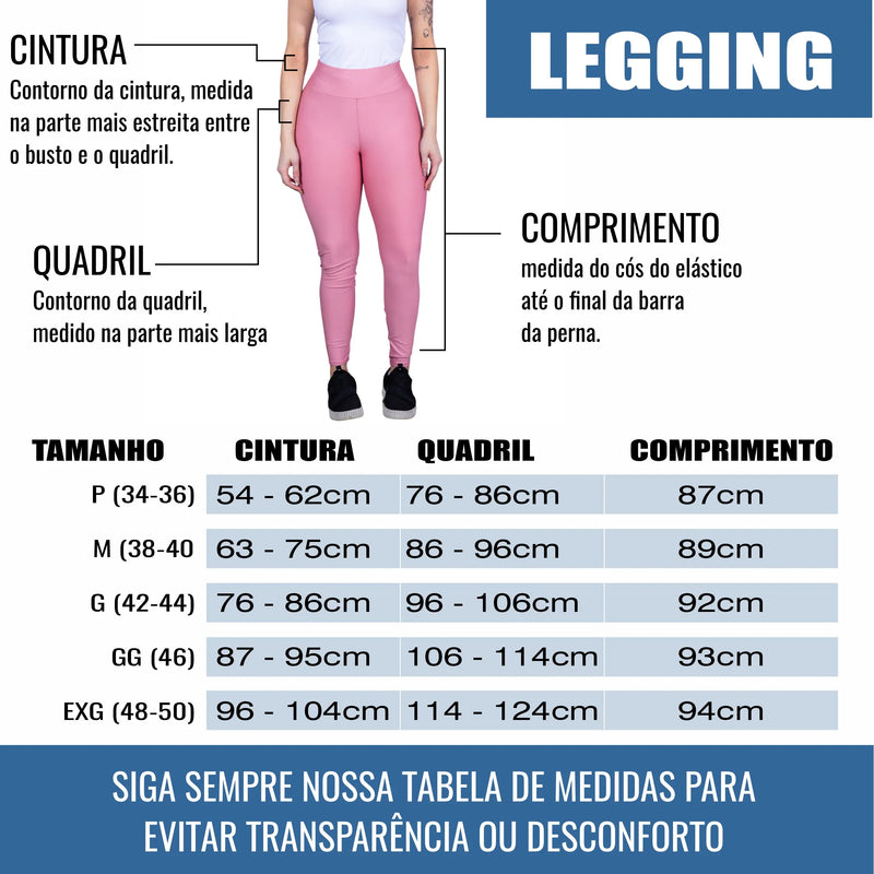 Calça Legging Feminina Academia