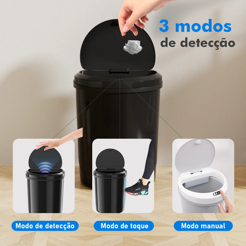 Lata de lixo Sensor de Toque Automático