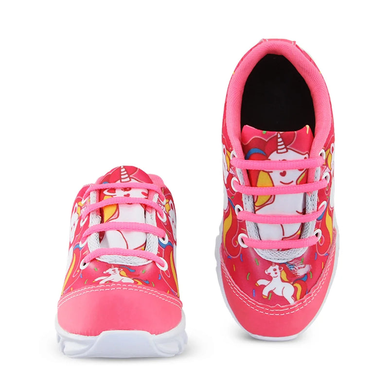 KIT Tenis Led Infantil Unicórnio Relógios e óculos