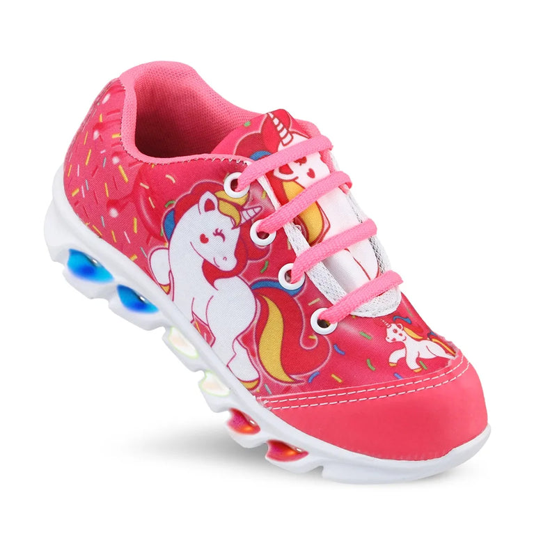 KIT Tenis Led Infantil Unicórnio Relógios e óculos