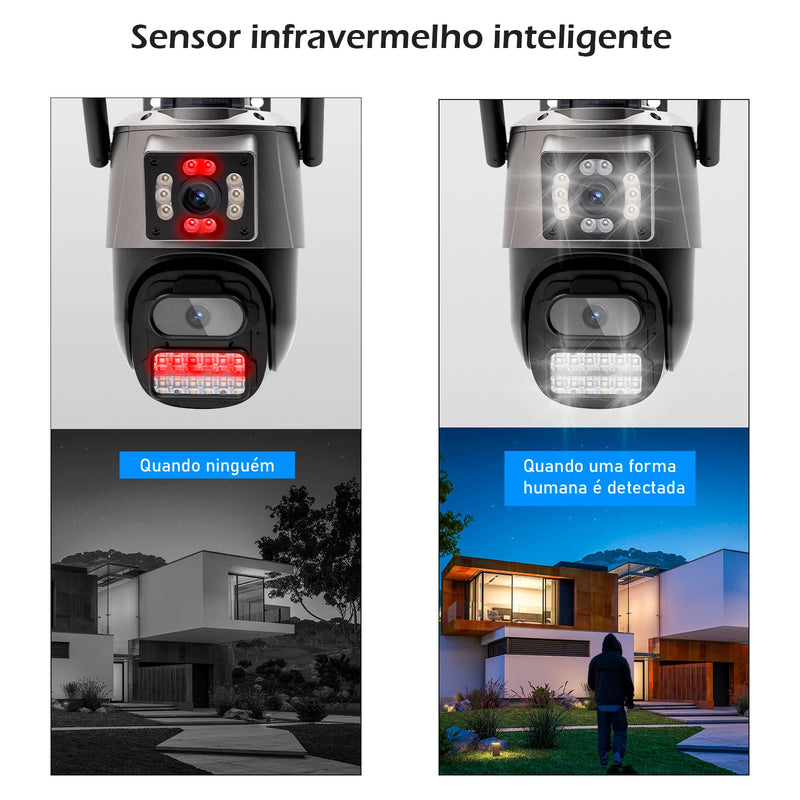 Câmera de Segurança WI-FI Externa Inteligente 360