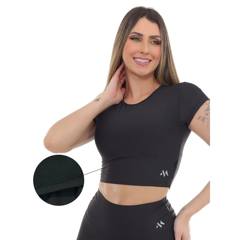 Cropped Feminino fitness FELPUDO