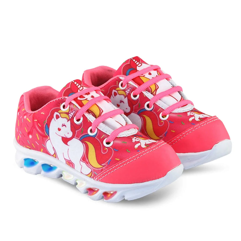 KIT Tenis Led Infantil Unicórnio Relógios e óculos